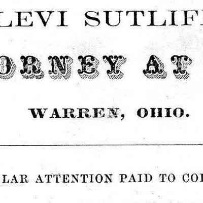 Levi Sutliff Business Card
