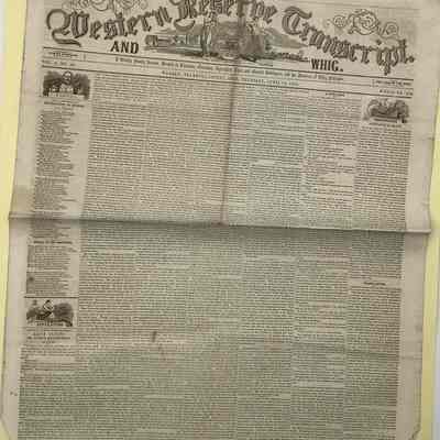 Western Reserve Transcript, 4/15/1852