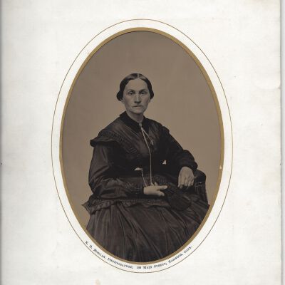 Phebe Lord Marvin Sutliff Encased Photo