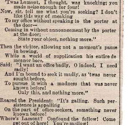 Cleveland's Raven Newspaper Article