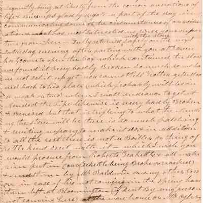 A.C. Sutliff to Calvin G. Sutliff