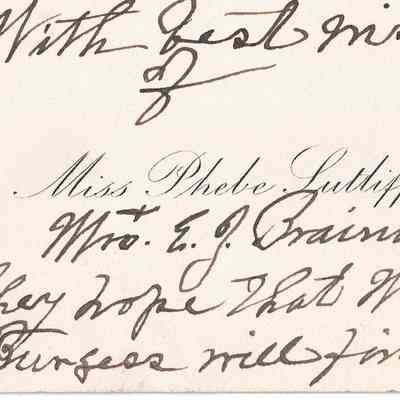 P.T. Sutliff to Mr. Burgess