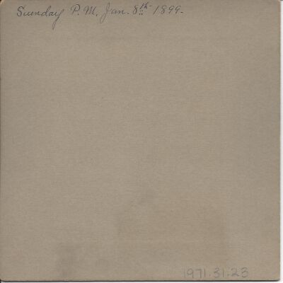 1971.11.23 back: Copyright: The Sutliff Museum; Origformat: Artifact