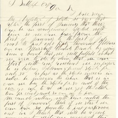 [ ] B Gillett to Levi Sutliff