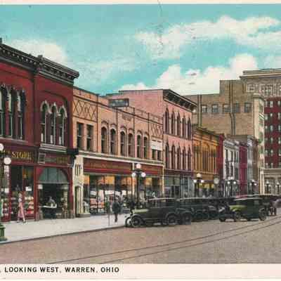 Market Street, Looking West, Warren, Ohio