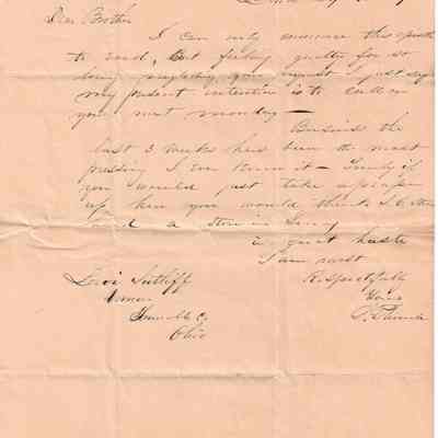 Samuel Plumb to Levi Sutliff