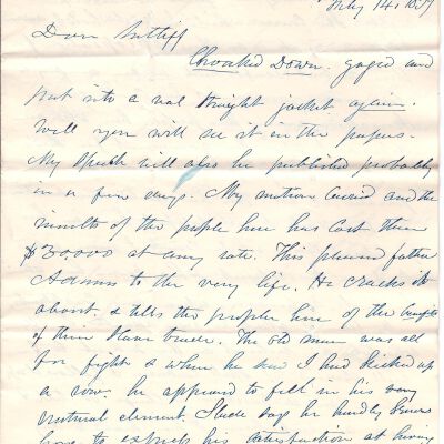Joshua Reed Giddings to Flavel Sutliff