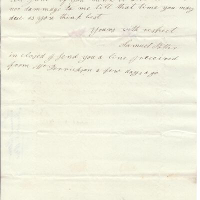 Samuel Potter to Flavel Sutliff