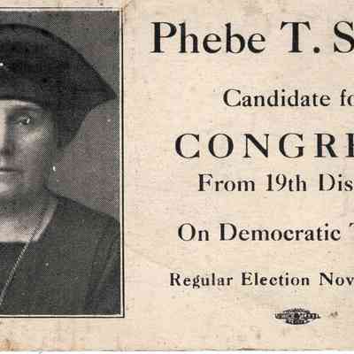 Phebe T. Sutliff Congress Card