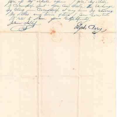Elijah Doris to Levi Sutliff