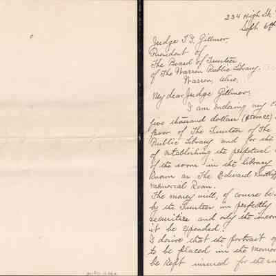 Lydia S. Brainard to Judge Gillmer