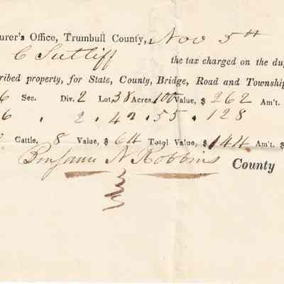 B.N. Robbins to A.C. Sutliff