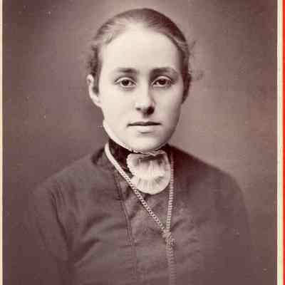 Phebe T. Sutliff, labeled in album as Lydia Sutliff: SM.1971.1.267ii Front, taken after Phebe's graduation from Vassar College