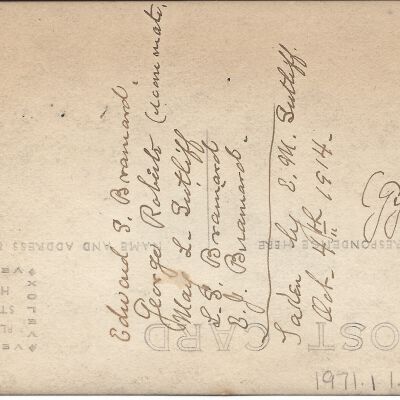 1971.11.43 back: Copyright: The Sutliff Museum; Origformat: Artifact