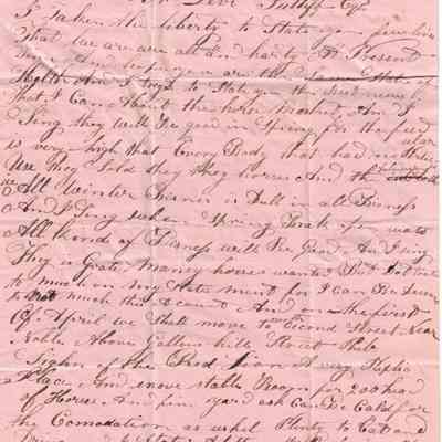 Dear Sir Mr. Levi Sutliff, Esq.