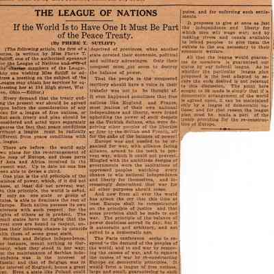 The League of Nations