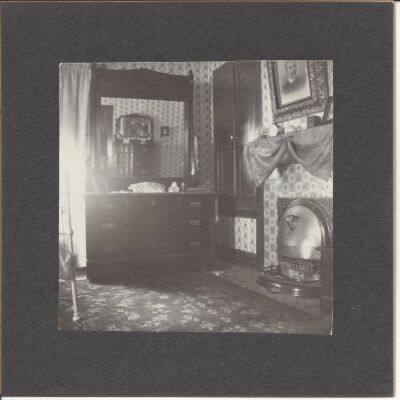 bedroom at Phebe Lord Marvin Sutliff's home