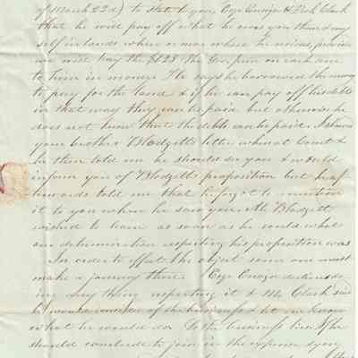 Samuel Moffitt to Levi Sutliff