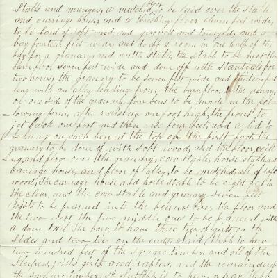 Agreement between Levi Sutliff and A.D. Webb