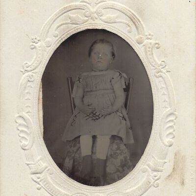 Unidentified Child Tin Type