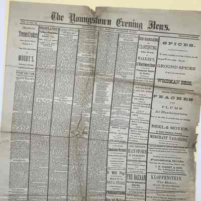 The Youngstown Evening News 09/26/1881