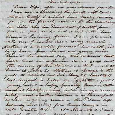 Levi Sutliff to PLM Sutliff