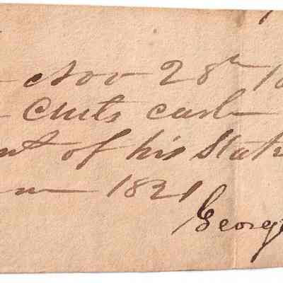 Samuel Sutliff County Tax Receipt