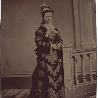 Ella H. Bennett Sutliff Tin Type