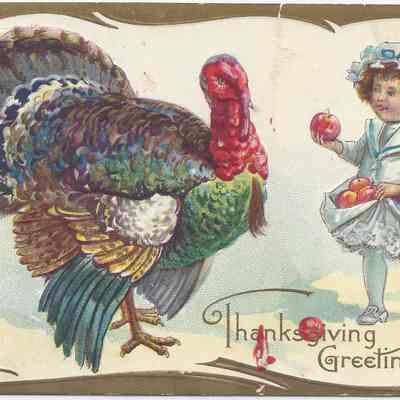 Thanksgiving Greetings Child