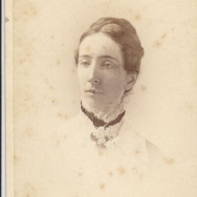 Carte-de-visite of Unknown Woman