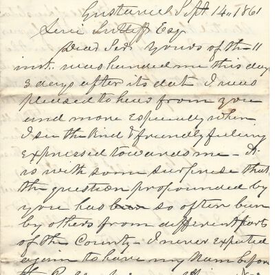 Bruce [ ] to Levi Sutliff
