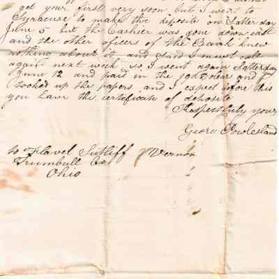 George Powlesland to Flavel Sutliff