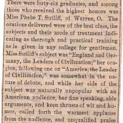 Vassar College Clipping