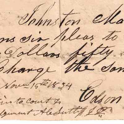 E. Hemgerford to Stevens