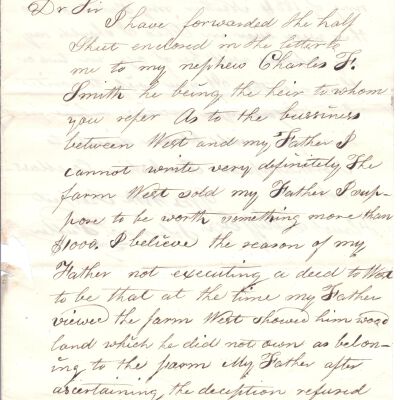 Solomon Fuller to Flavel Sutliff