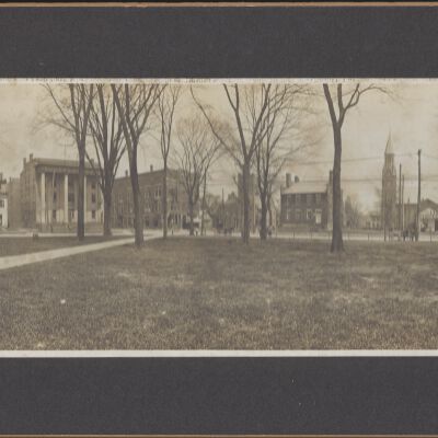 High Street & Park Ave in Warren, c. 1900