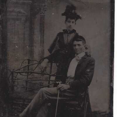 Unidentified Man & Woman Tintype
