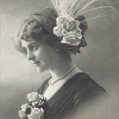Postcard of a Woman