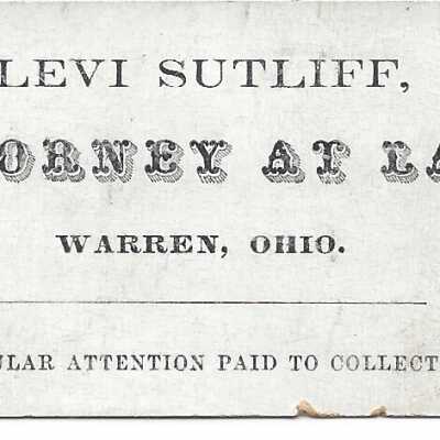 Levi Sutliff Calling Card