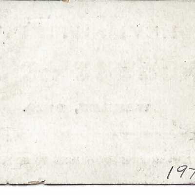 1971.1.185b: Copyright: The Sutliff Museum; Origsize: 2.625 x 1.375"; Origformat: Artifact; Resolution: 300 dpi