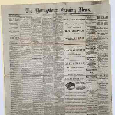 The Youngstown Evening News 07/06/1881