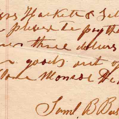 Note from Samuel B. Bushnell