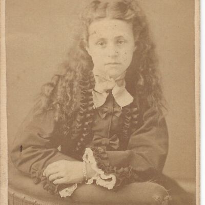 Young Lydia Sutliff, Carte-de-visite 1860s