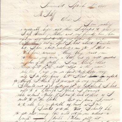 Allen Brown to Flavel Sutliff