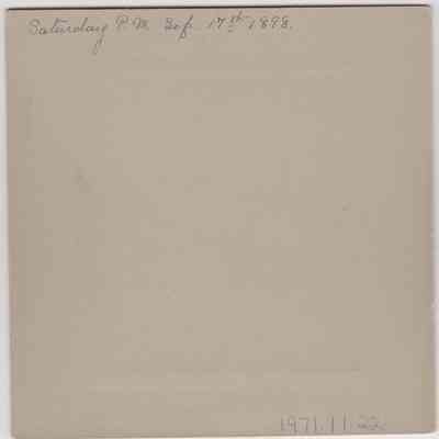 1971.11.22 back: Copyright: The Sutliff Museum; Origformat: Artifact