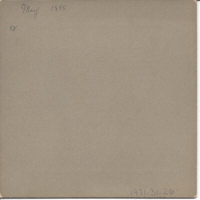 1971.11.26 back: Copyright: The Sutliff Museum; Origformat: Artifact