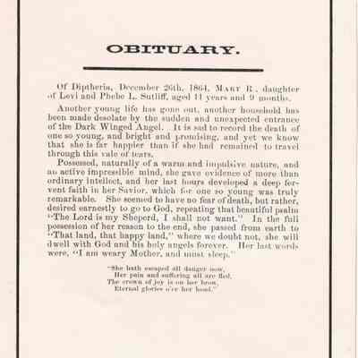 Mary Ruth Sutliff Obituary