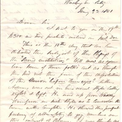 Joshua Reed Giddings to Flavel Sutliff