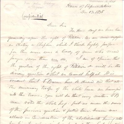 Johsua Reed Giddings to Flavel Sutliff