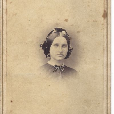 Alicia Tuttle as a Young Lady
